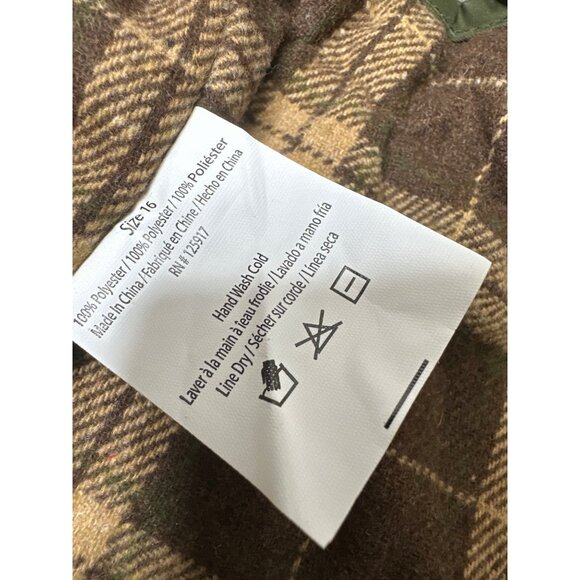 Fab Dog Outerwear Olive Quilted Barn Coat Lined Jacket For Dogs Size 16 Winter - Picture 6 of 7